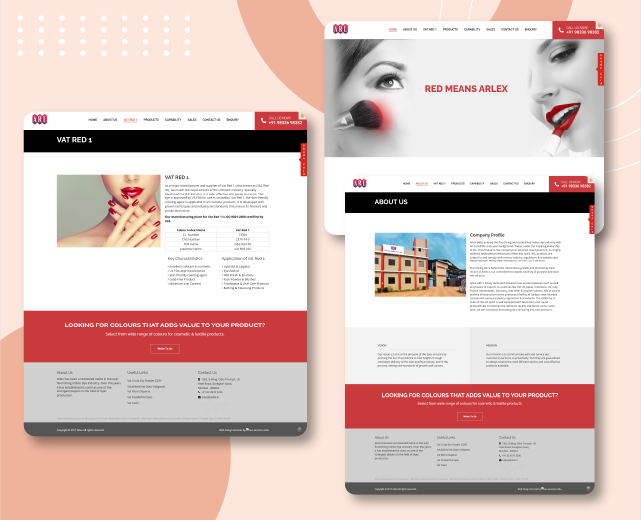 Static Website Design for arlex.in (8-10 Pages)
